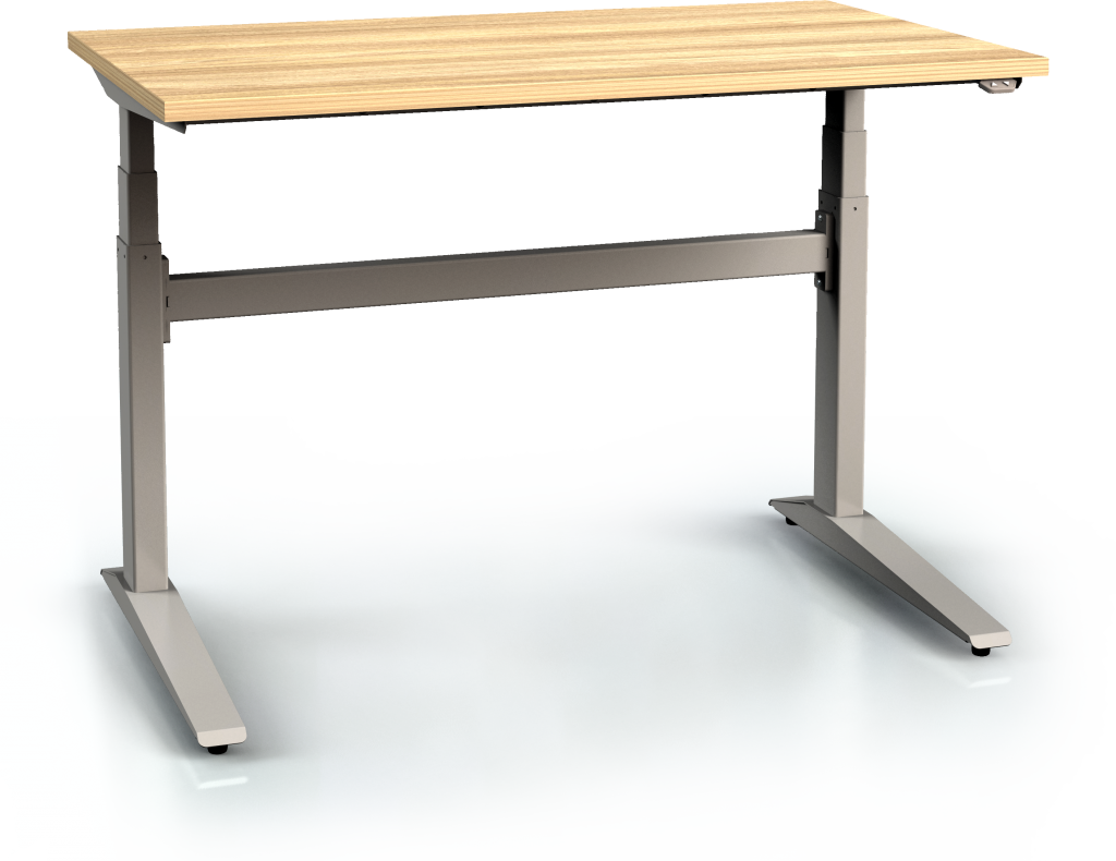 Elektricky výškově stavitelný stůl alnak - deska - 660 - 1310 x 1200 x 700
